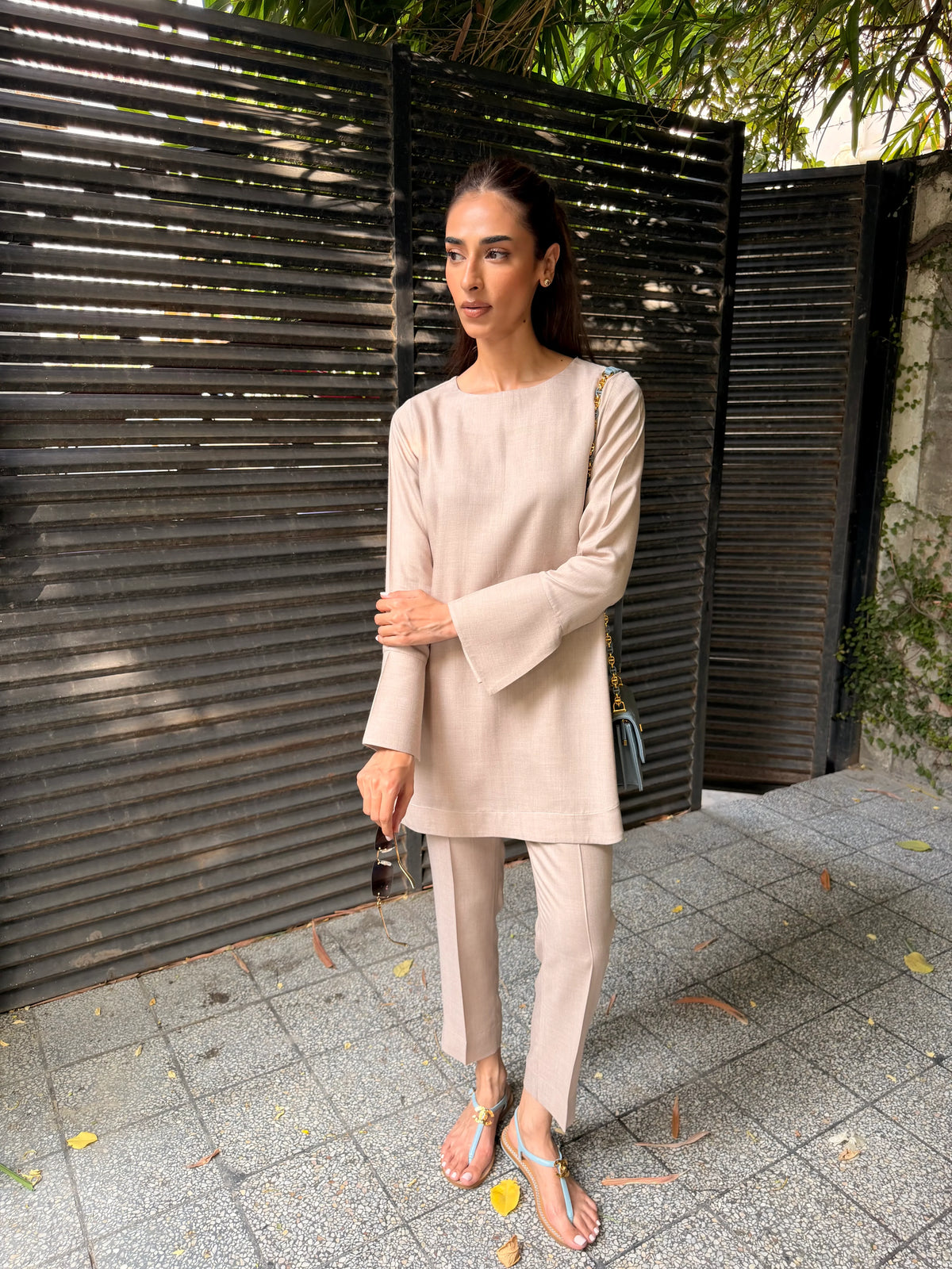TOASTED ALMOND POWER TUNIC | NEW IN | SAK ATELIER
