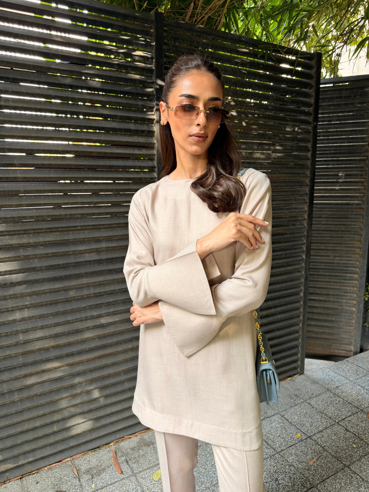TOASTED ALMOND POWER TUNIC | NEW IN | SAK ATELIER