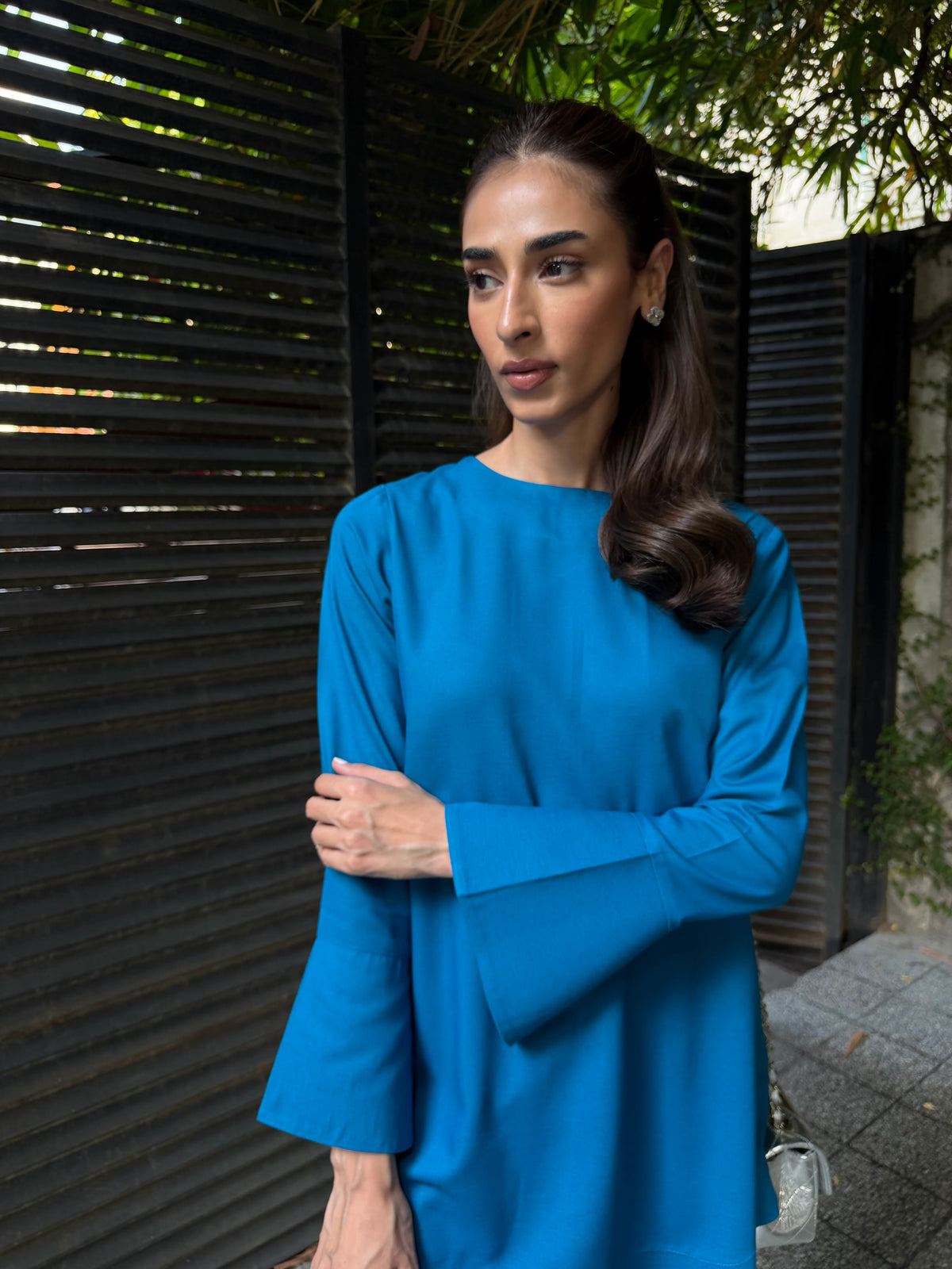 TEAL POWER TUNIC | NEW IN | SAK ATELIER