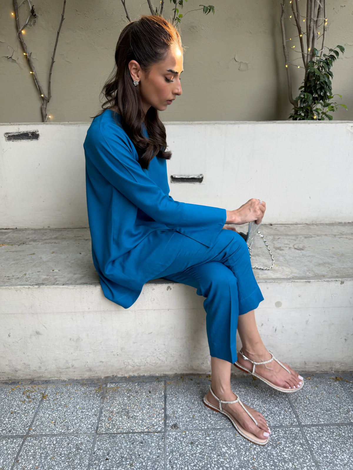 TEAL POWER TUNIC | NEW IN | SAK ATELIER