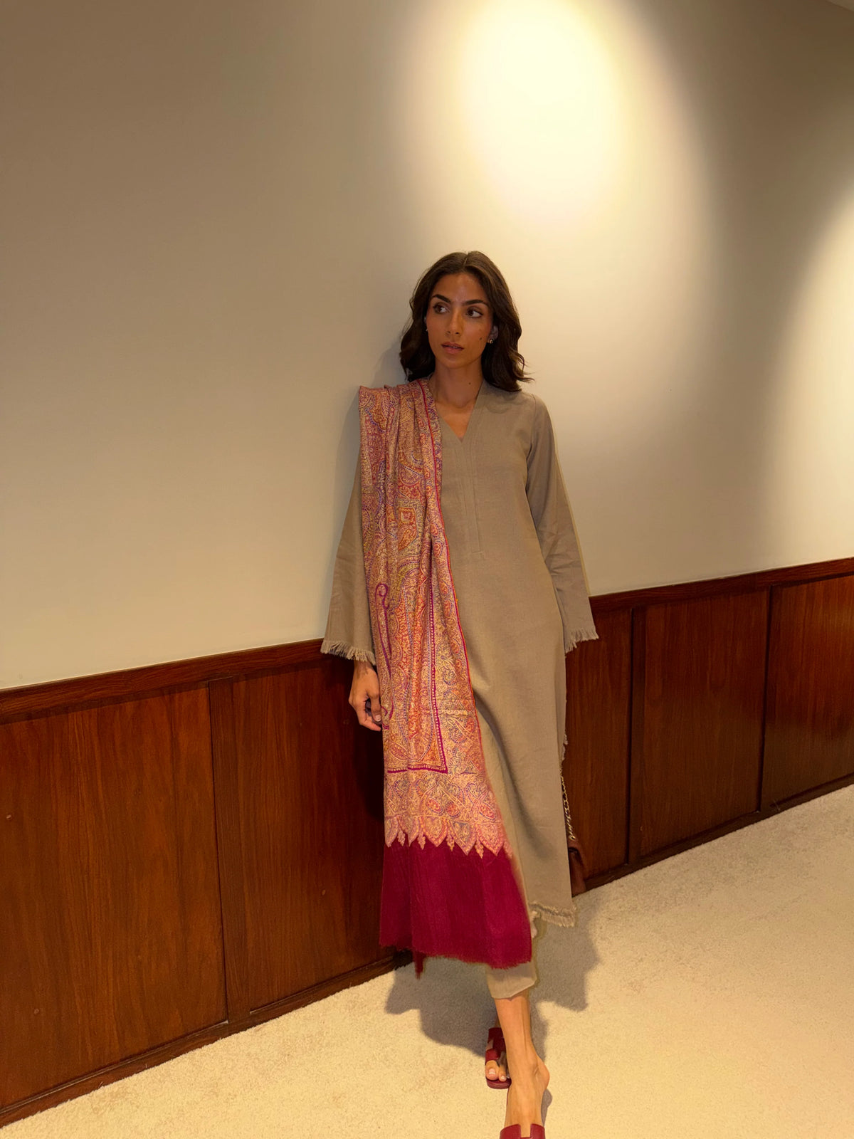TAUPE DHAAGA SET | NEW IN | SAK ATELIER