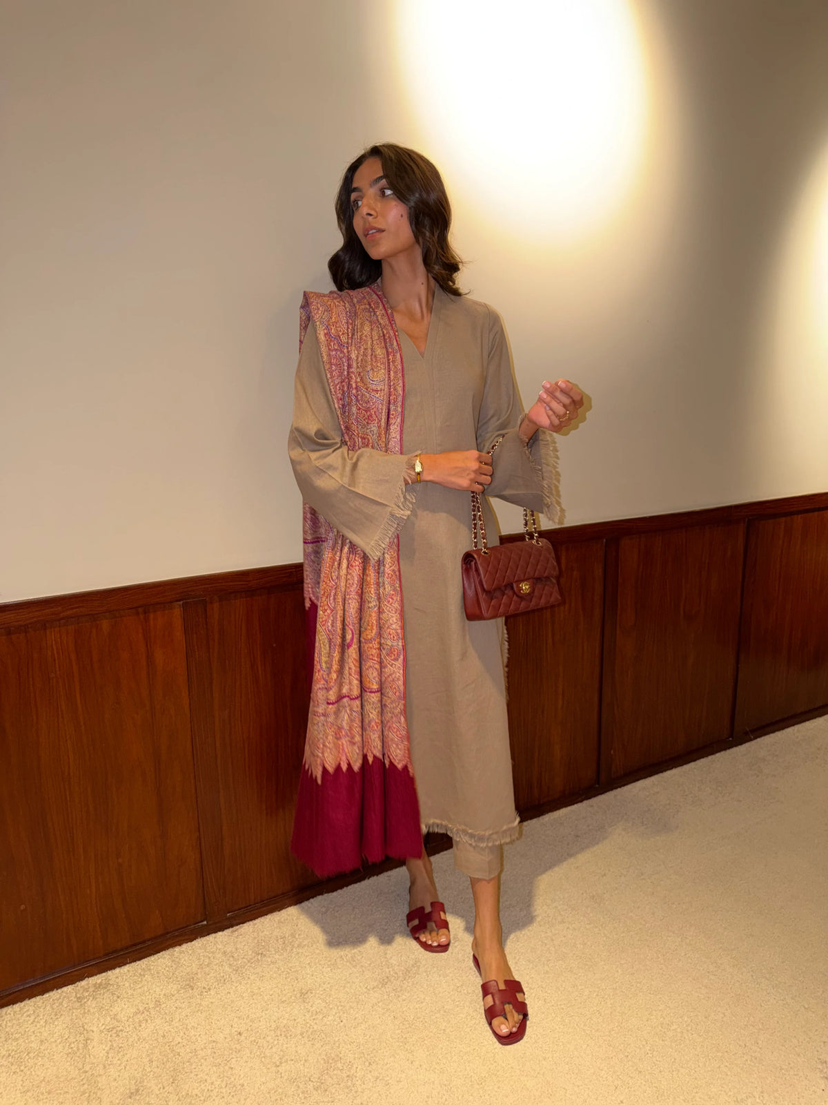 TAUPE DHAAGA SET | NEW IN | SAK ATELIER
