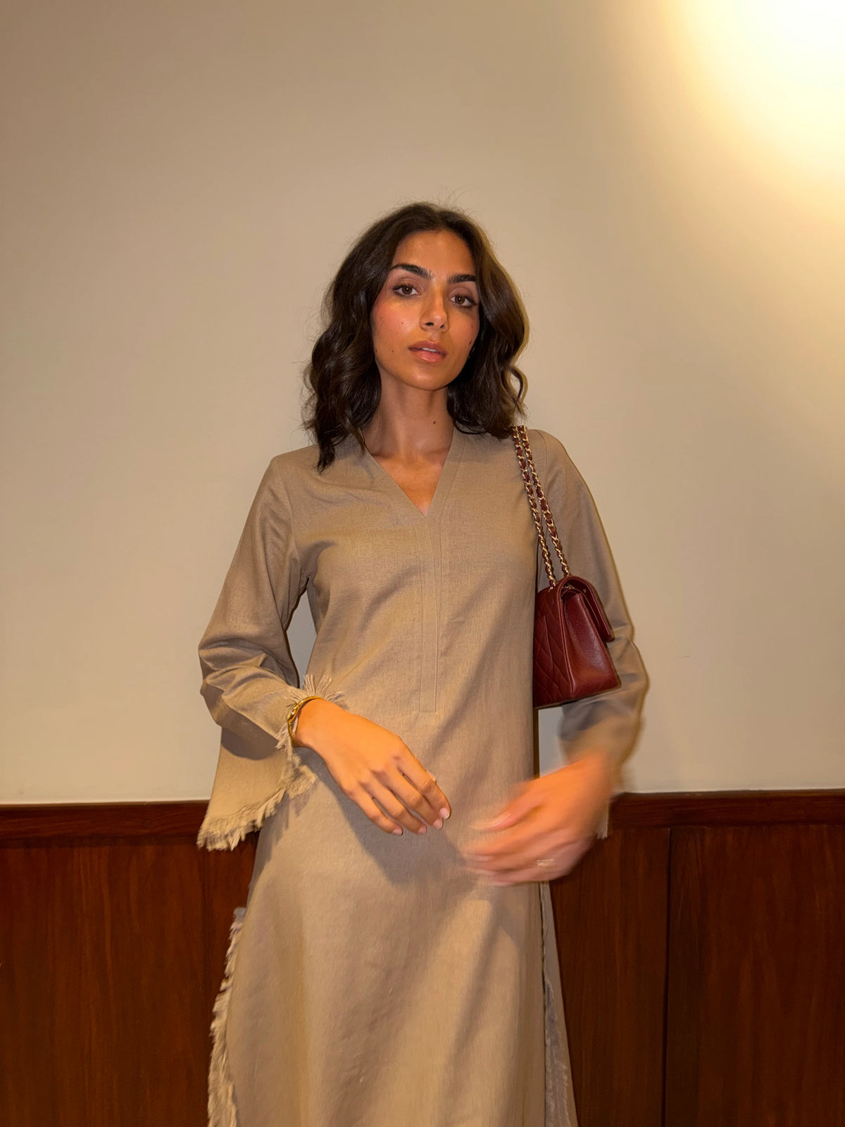 TAUPE DHAAGA SET | NEW IN | SAK ATELIER