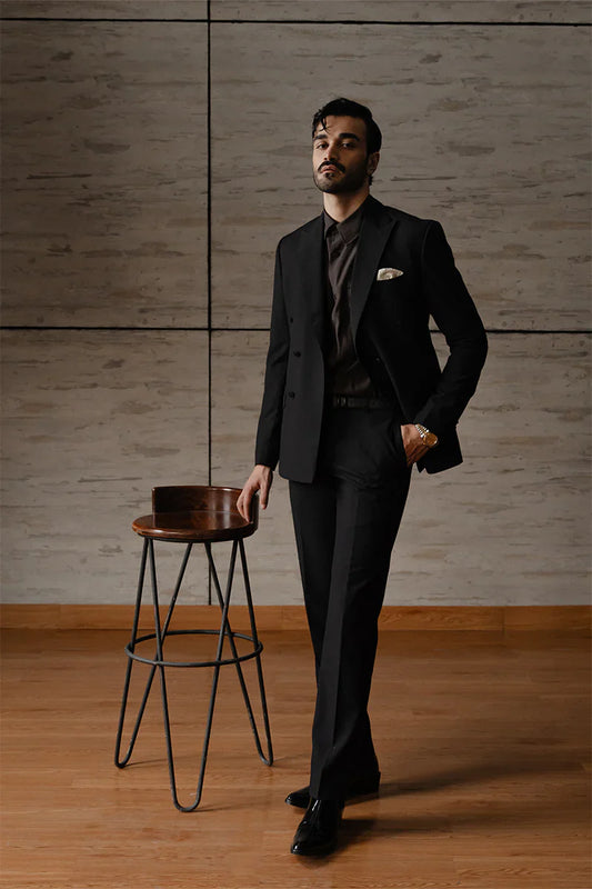 Ebony Black Suit | REPUBLIC MENSWEAR