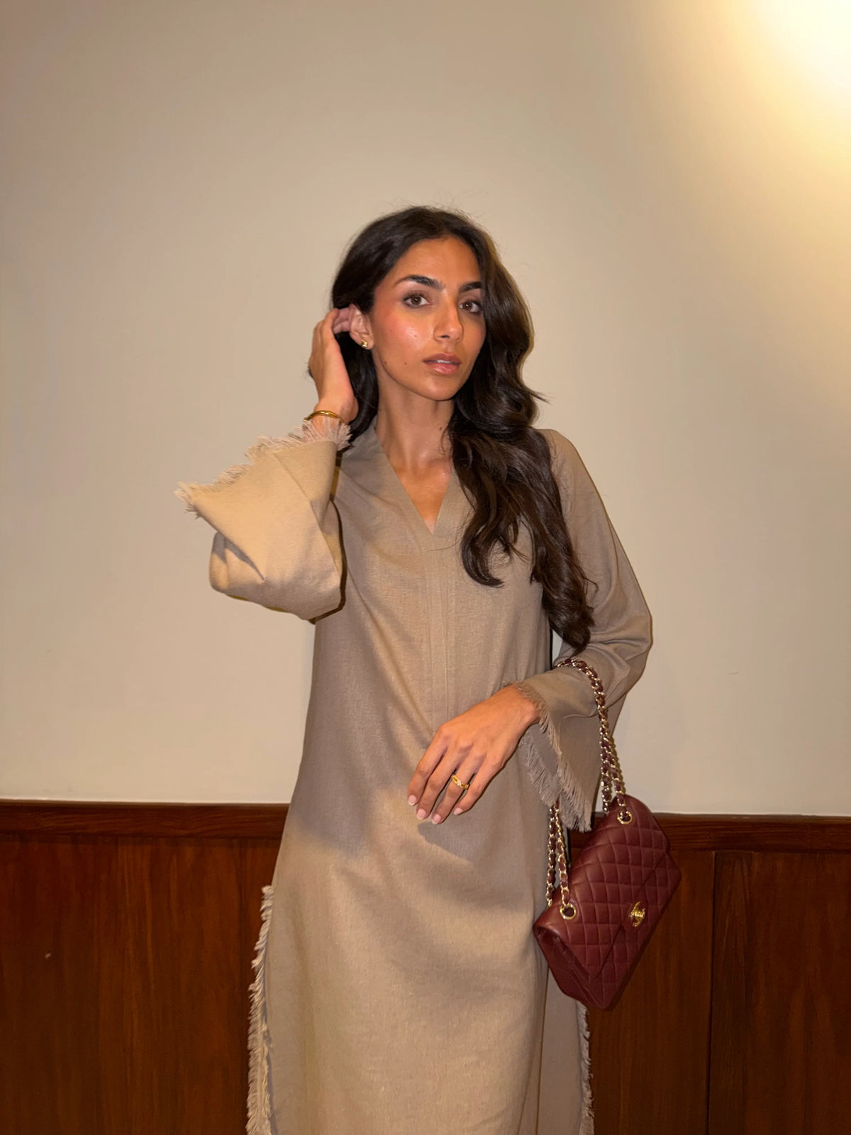 TAUPE DHAAGA SET | NEW IN | SAK ATELIER