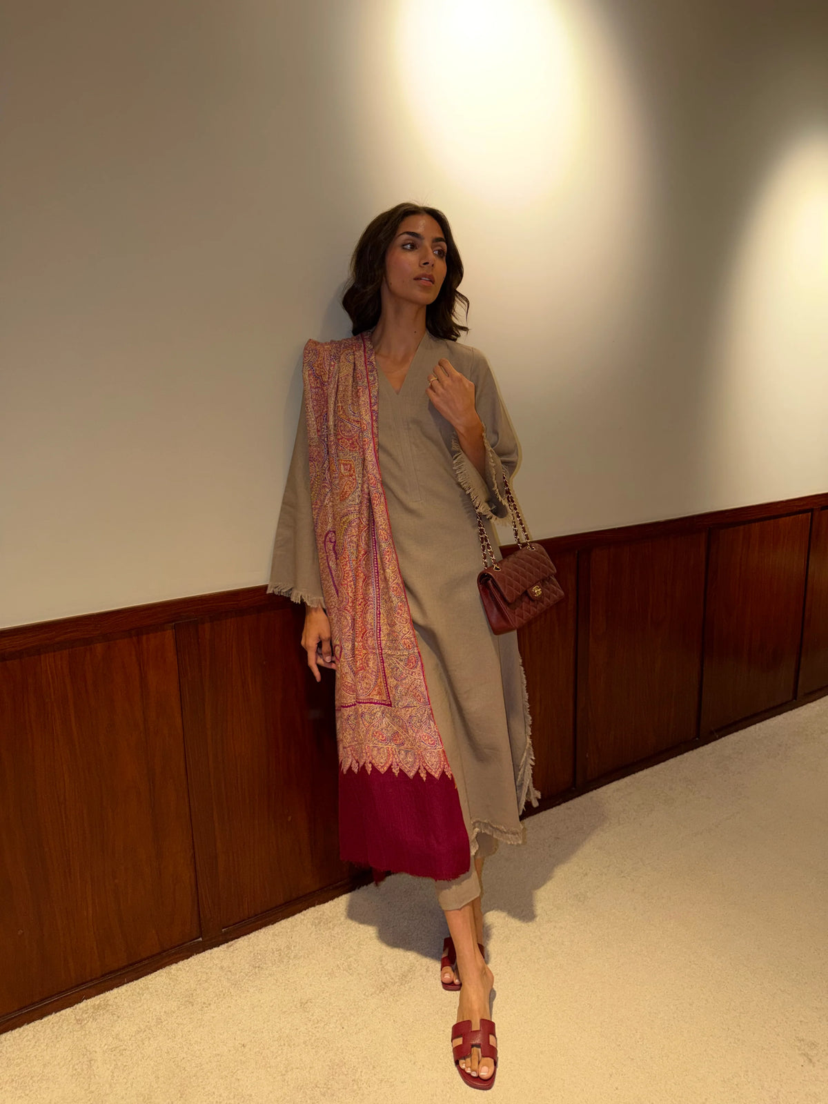 TAUPE DHAAGA SET | NEW IN | SAK ATELIER