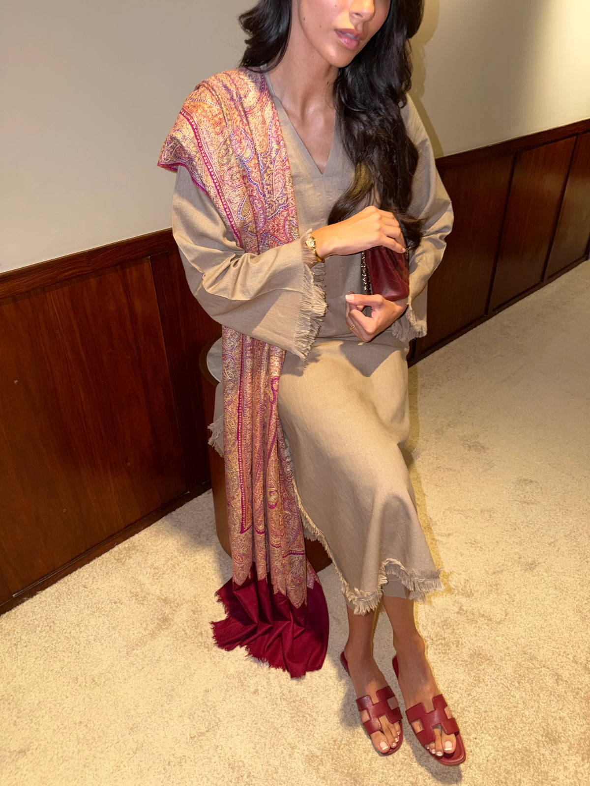 TAUPE DHAAGA SET | NEW IN | SAK ATELIER
