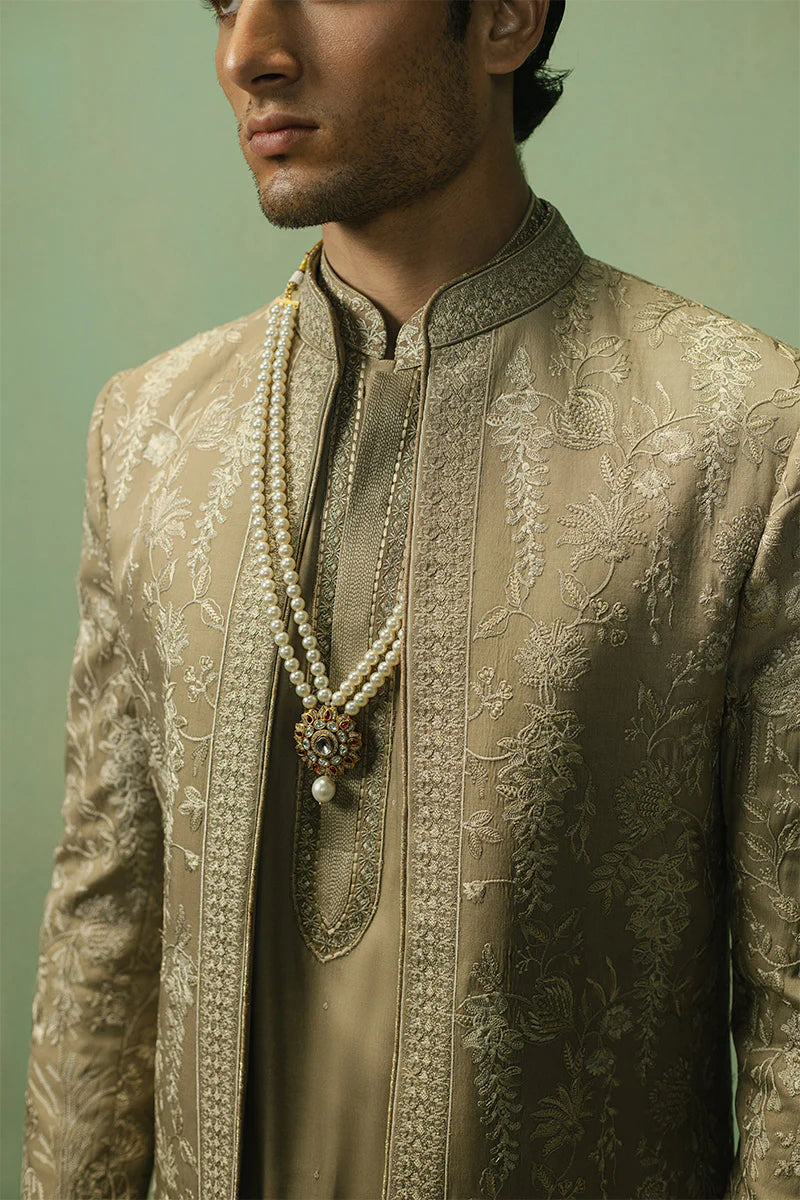 'Saud' Open Sherwani | REPUBLIC MENSWEAR