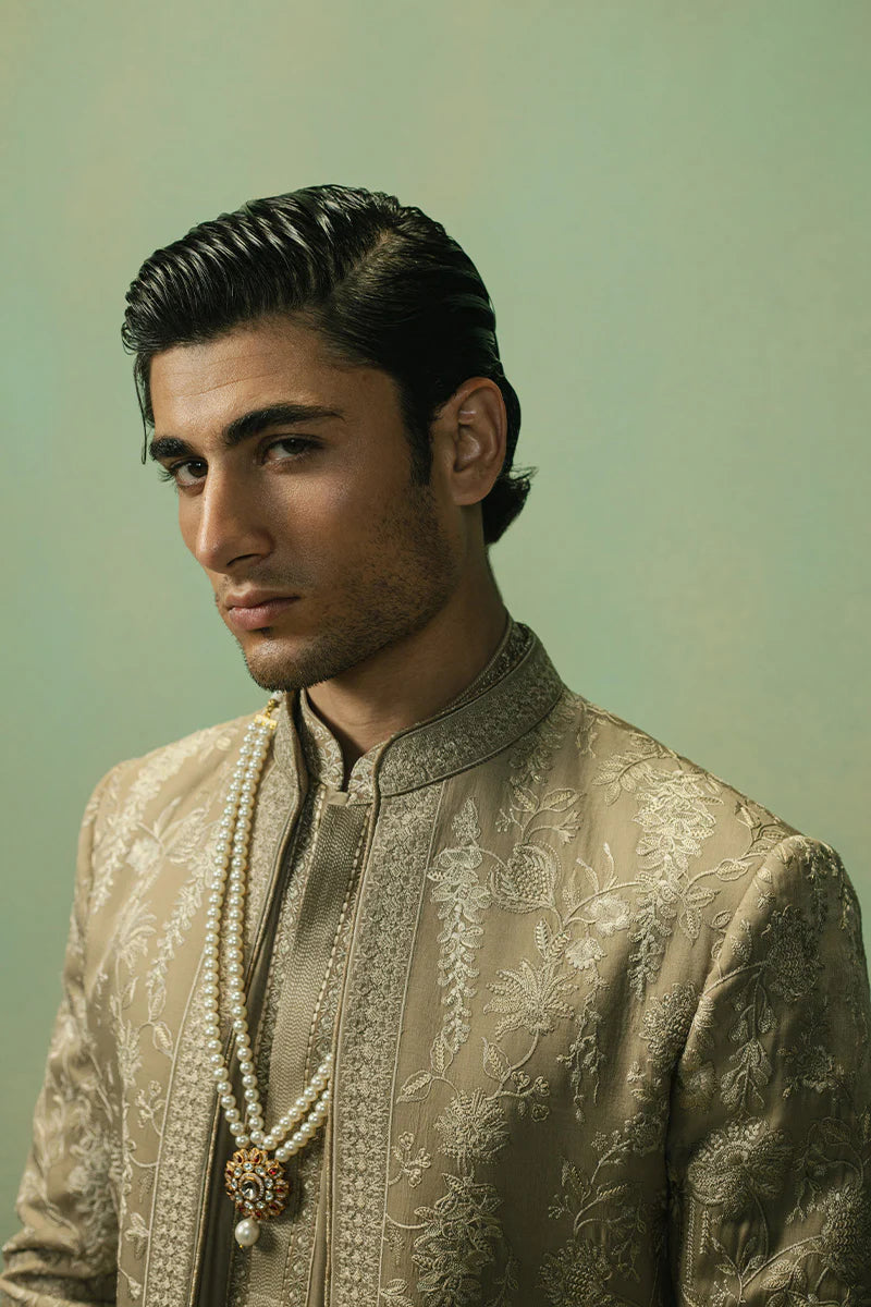 'Saud' Open Sherwani | REPUBLIC MENSWEAR