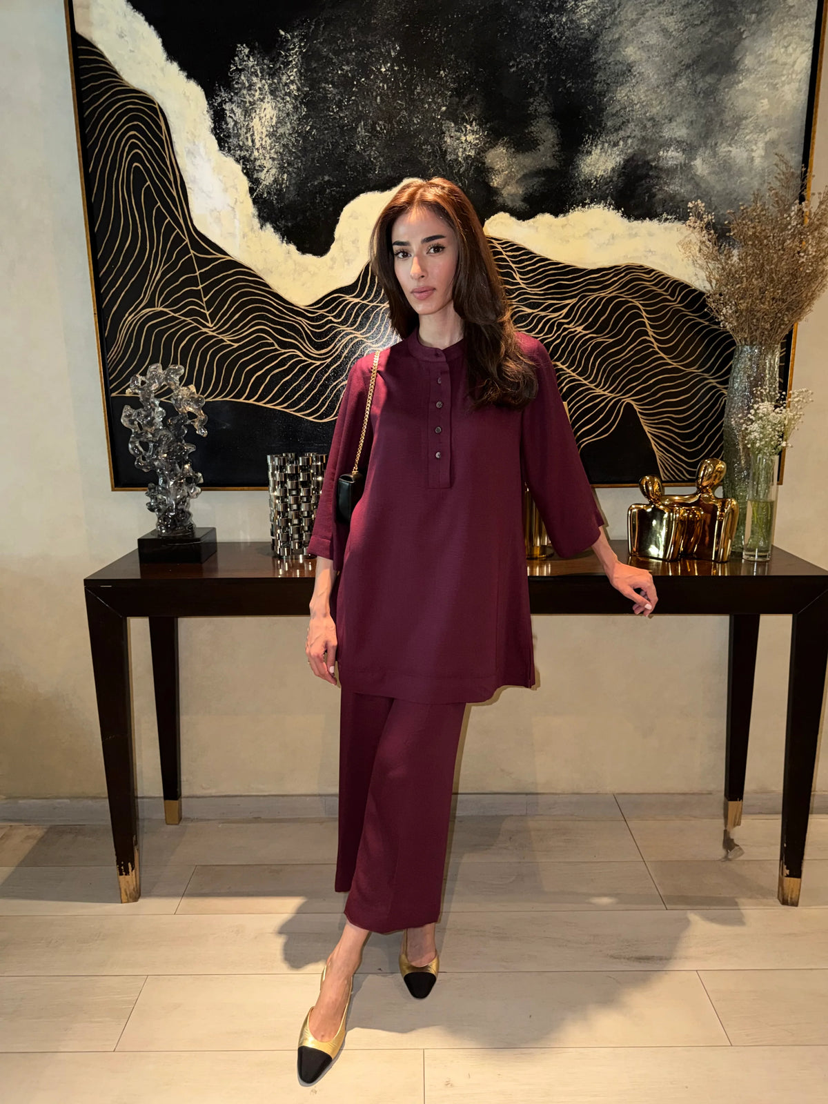 BURGUNDY WELLSY SET | NEW IN | SAK ATELIER