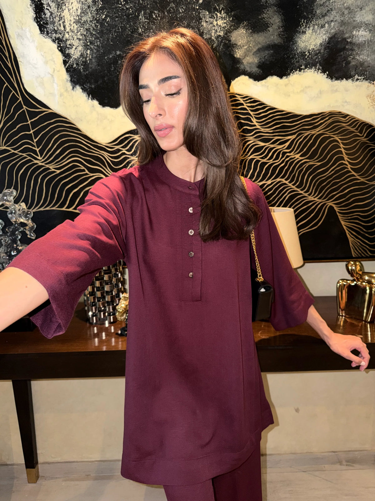 BURGUNDY WELLSY SET | NEW IN | SAK ATELIER