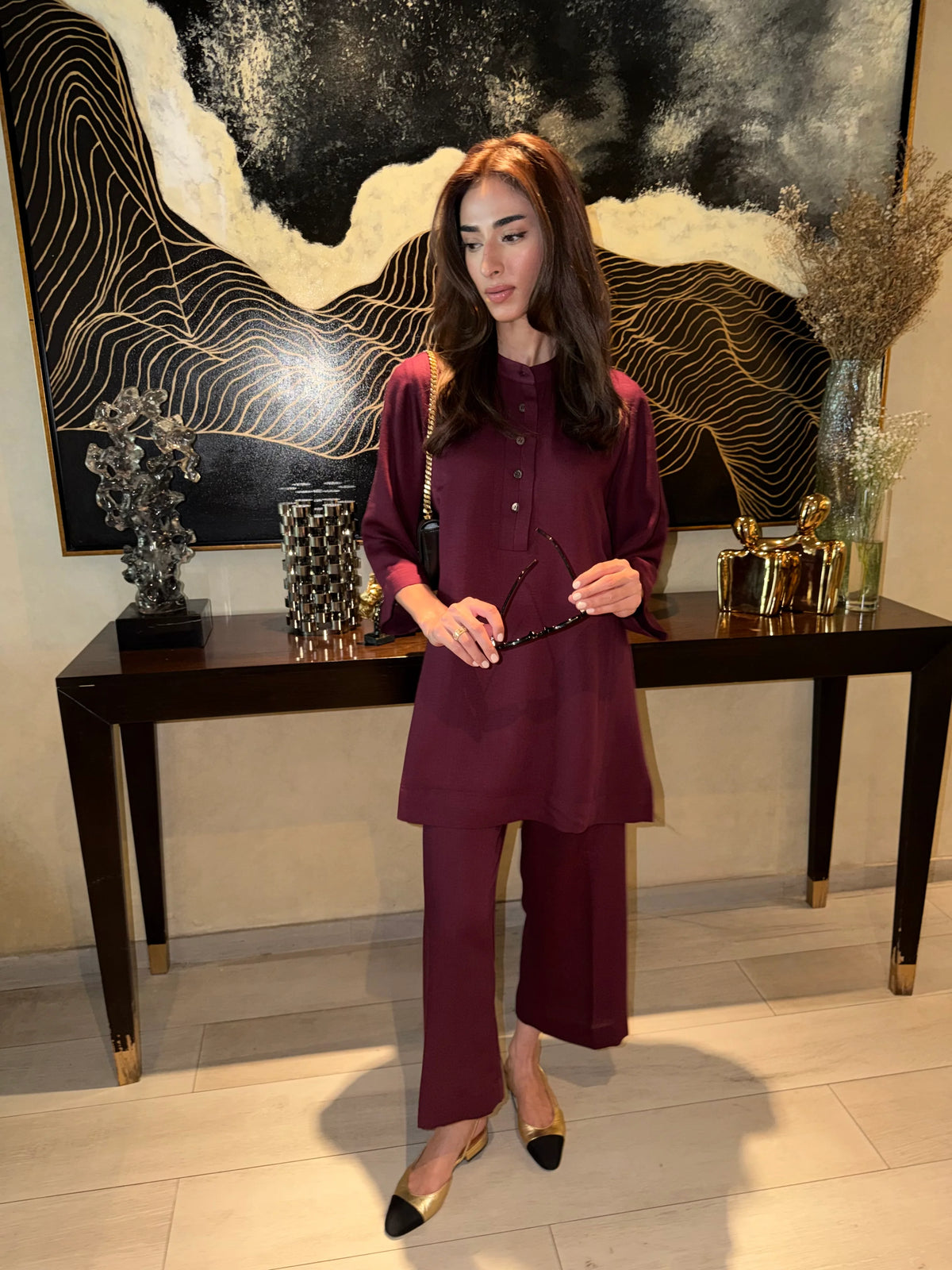 BURGUNDY WELLSY SET | NEW IN | SAK ATELIER