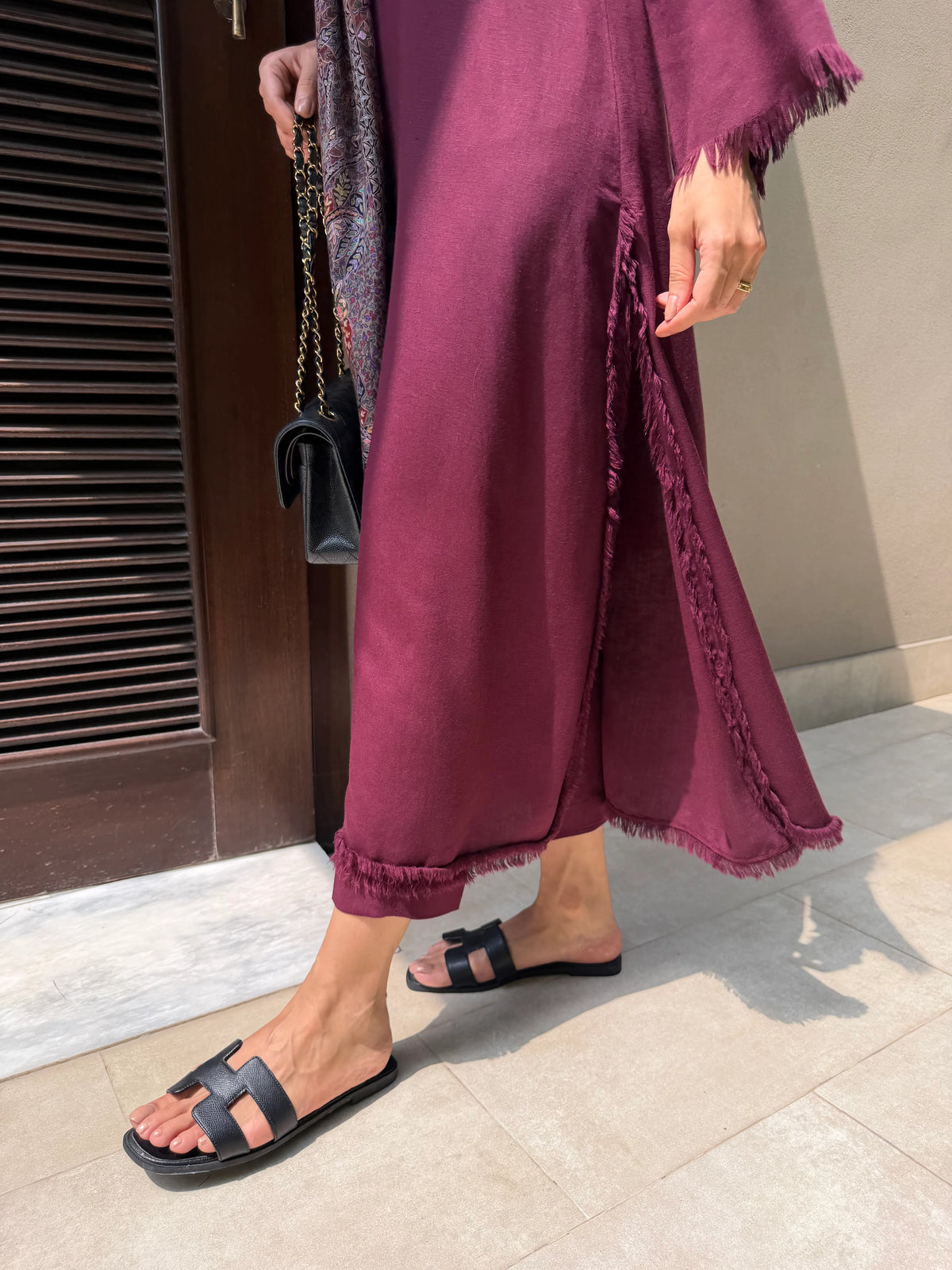 BURGUNDY DHAAGA SET | NEW IN | SAK ATELIER