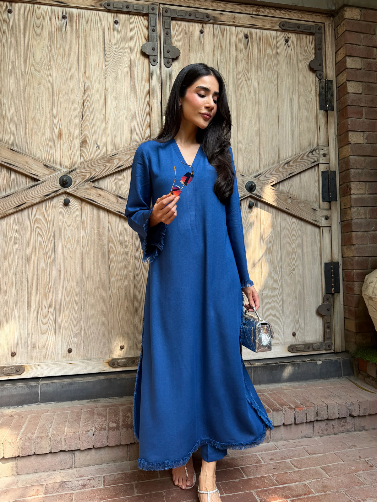 PERSIAN BLUE DHAAGA SET | NEW IN | SAK ATELIER