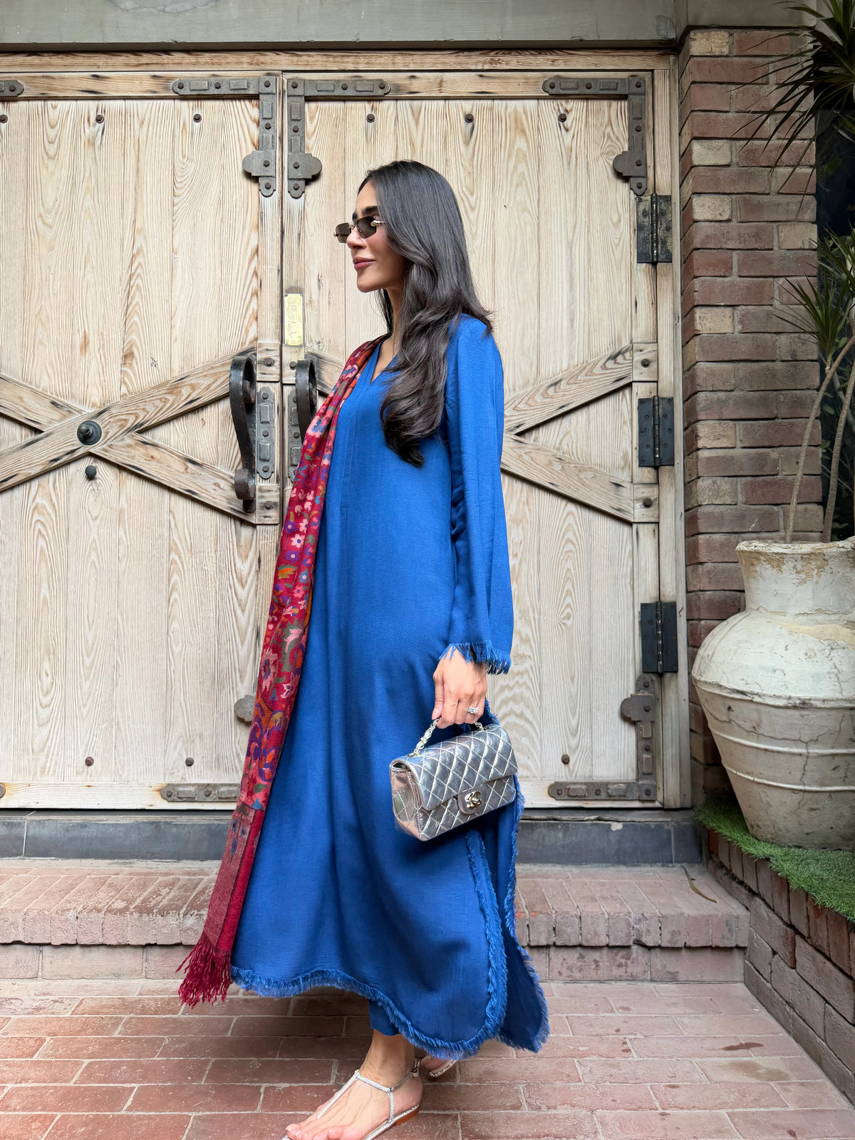 PERSIAN BLUE DHAAGA SET | NEW IN | SAK ATELIER