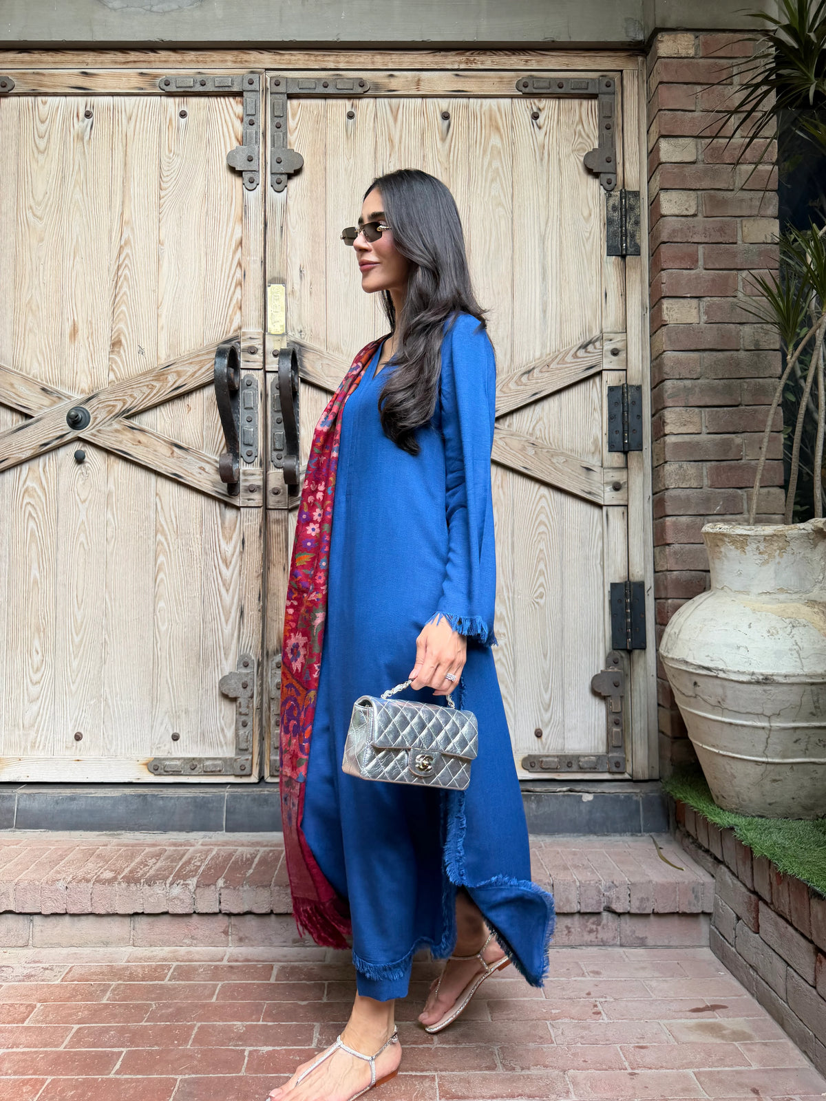 PERSIAN BLUE DHAAGA SET | NEW IN | SAK ATELIER