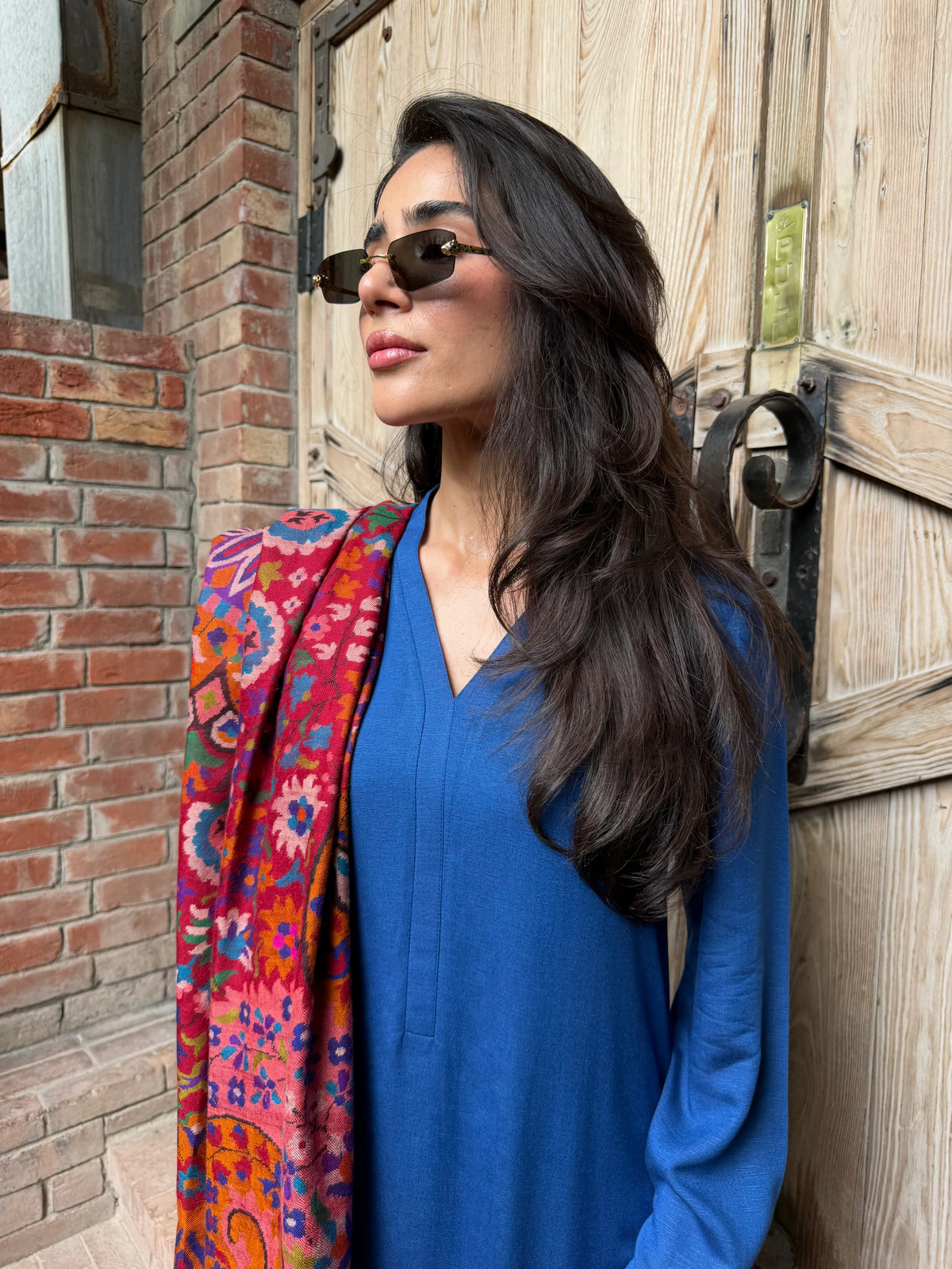 PERSIAN BLUE DHAAGA SET | NEW IN | SAK ATELIER