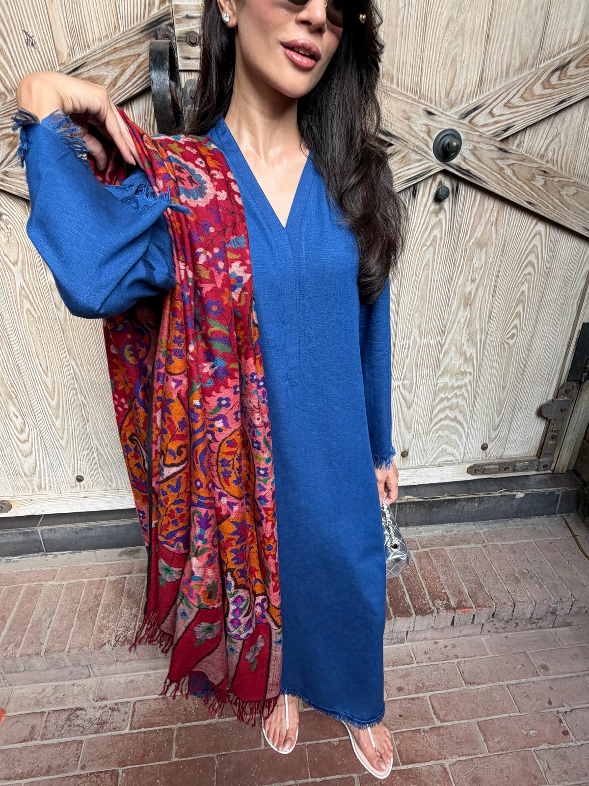 PERSIAN BLUE DHAAGA SET | NEW IN | SAK ATELIER