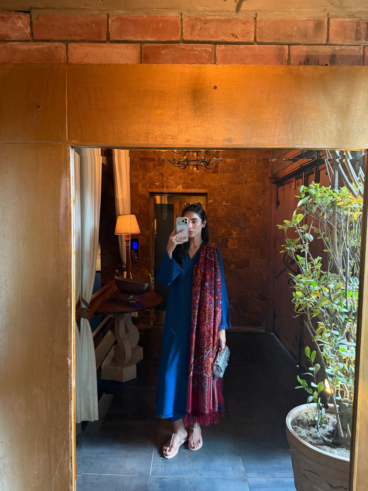 PERSIAN BLUE DHAAGA SET | NEW IN | SAK ATELIER