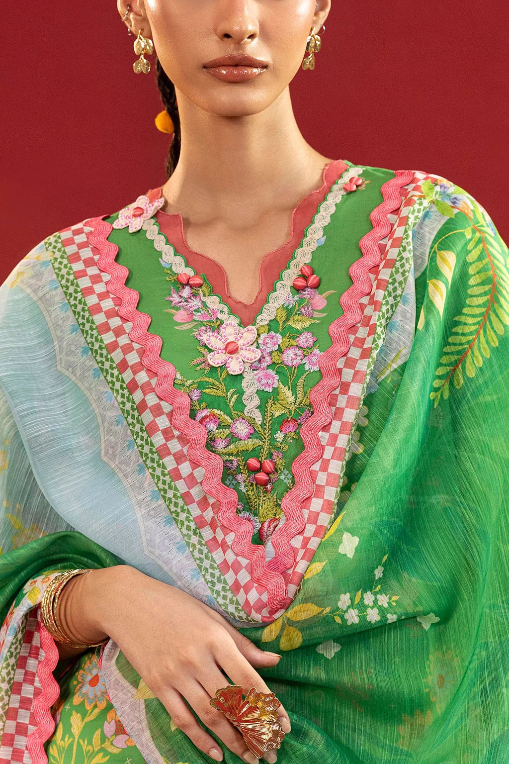 H265-002B-2BG | New Arrivals | Sana Safinaz