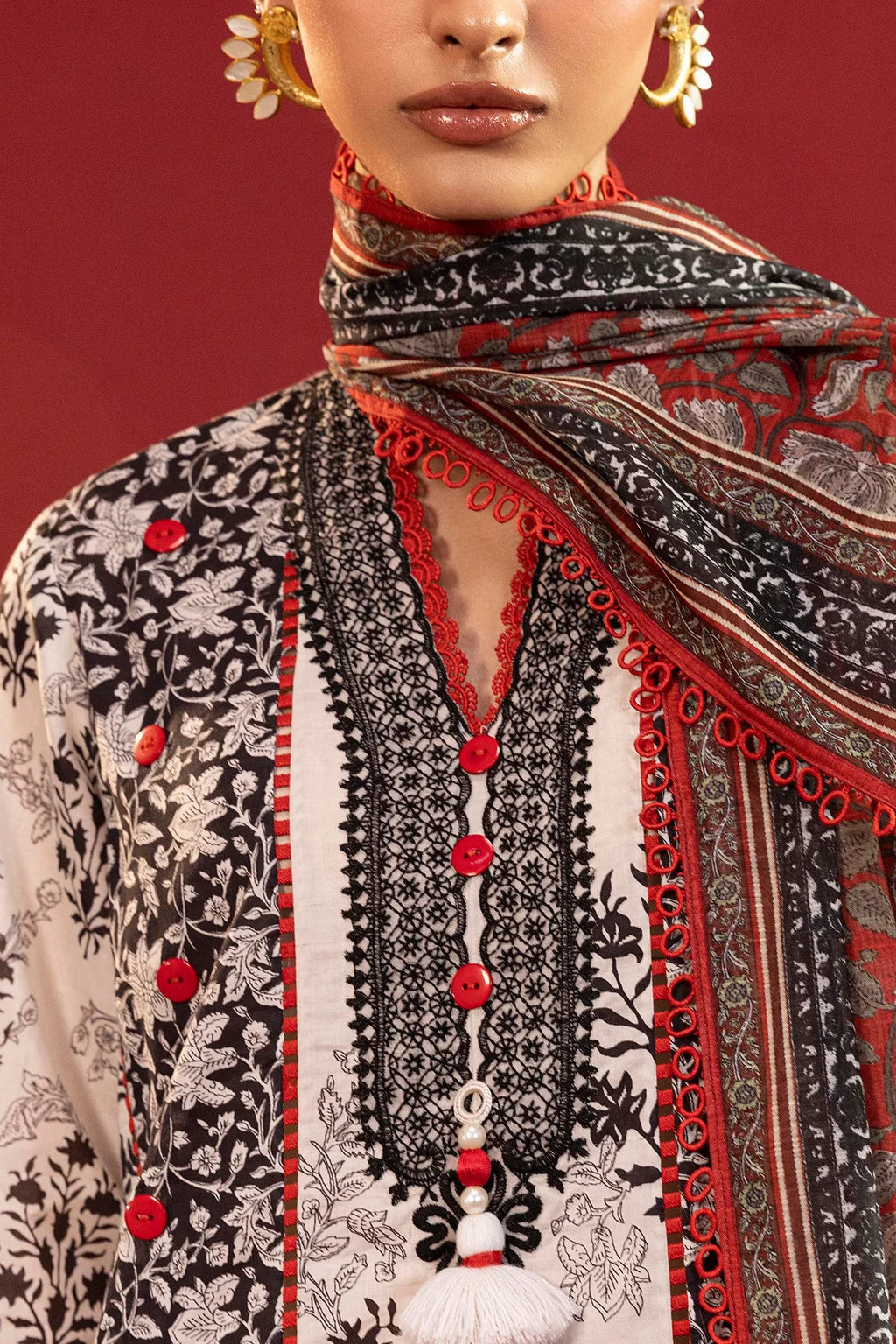 H265-006A-2BG | New Arrivals | Sana Safinaz