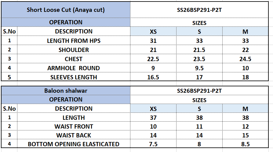 SS26BSP291P2T | New Arrivals | Sana Safinaz