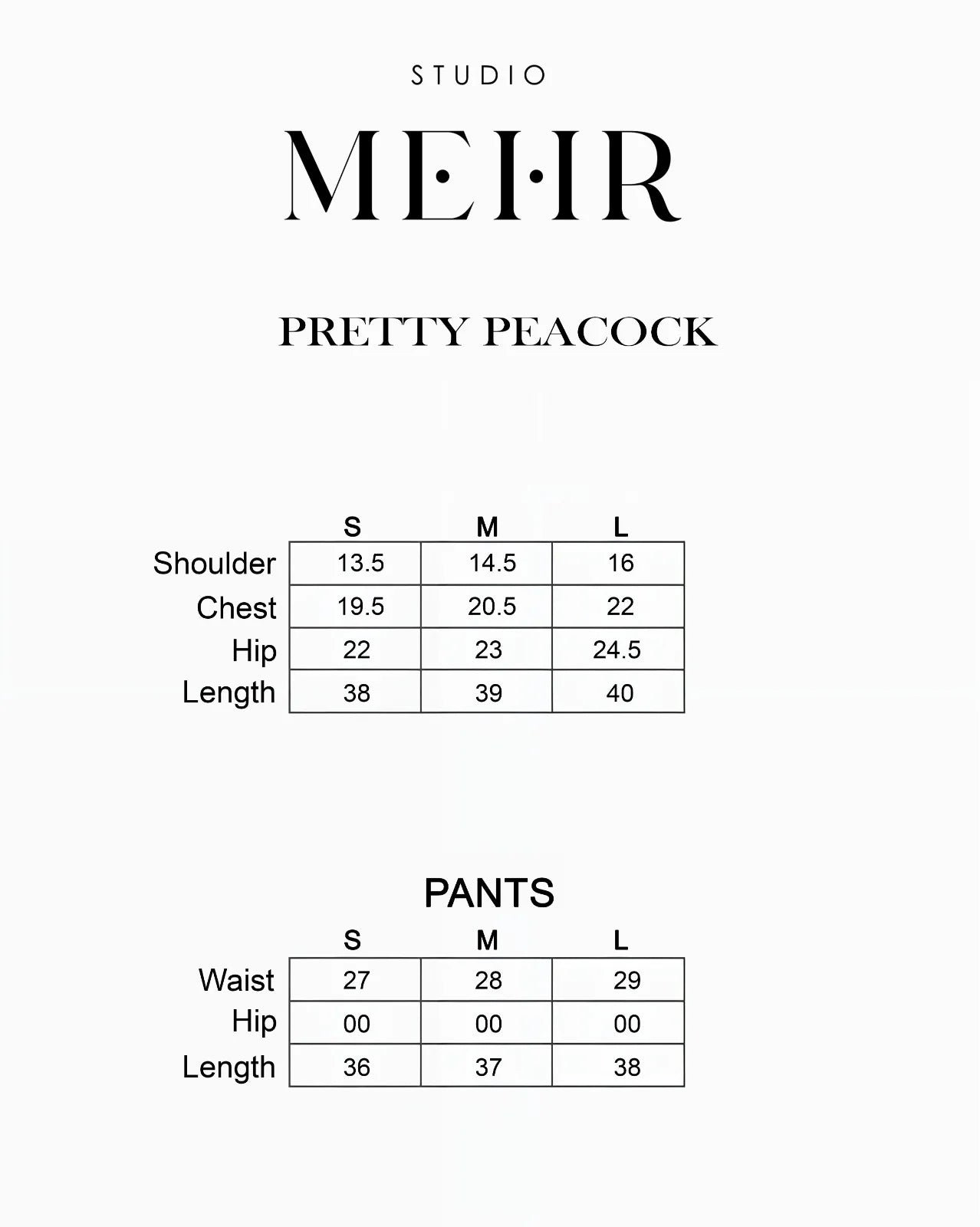 PRETTY PEACOCK | Studio Mehr