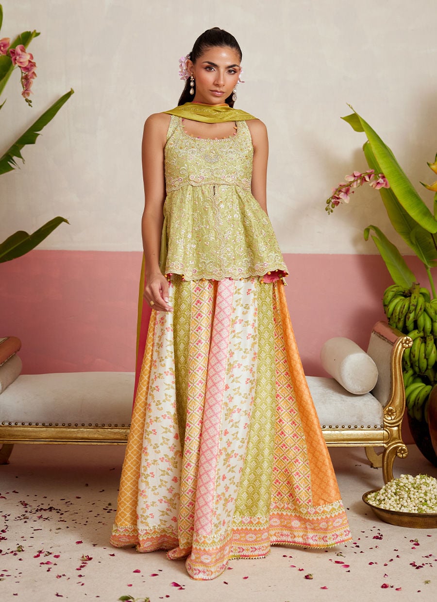 Tayla Shirt, Dupatta And Dhaka Pants | MAYNA FESTIVE PRINTS '26 | FARAH TALIB AZIZ