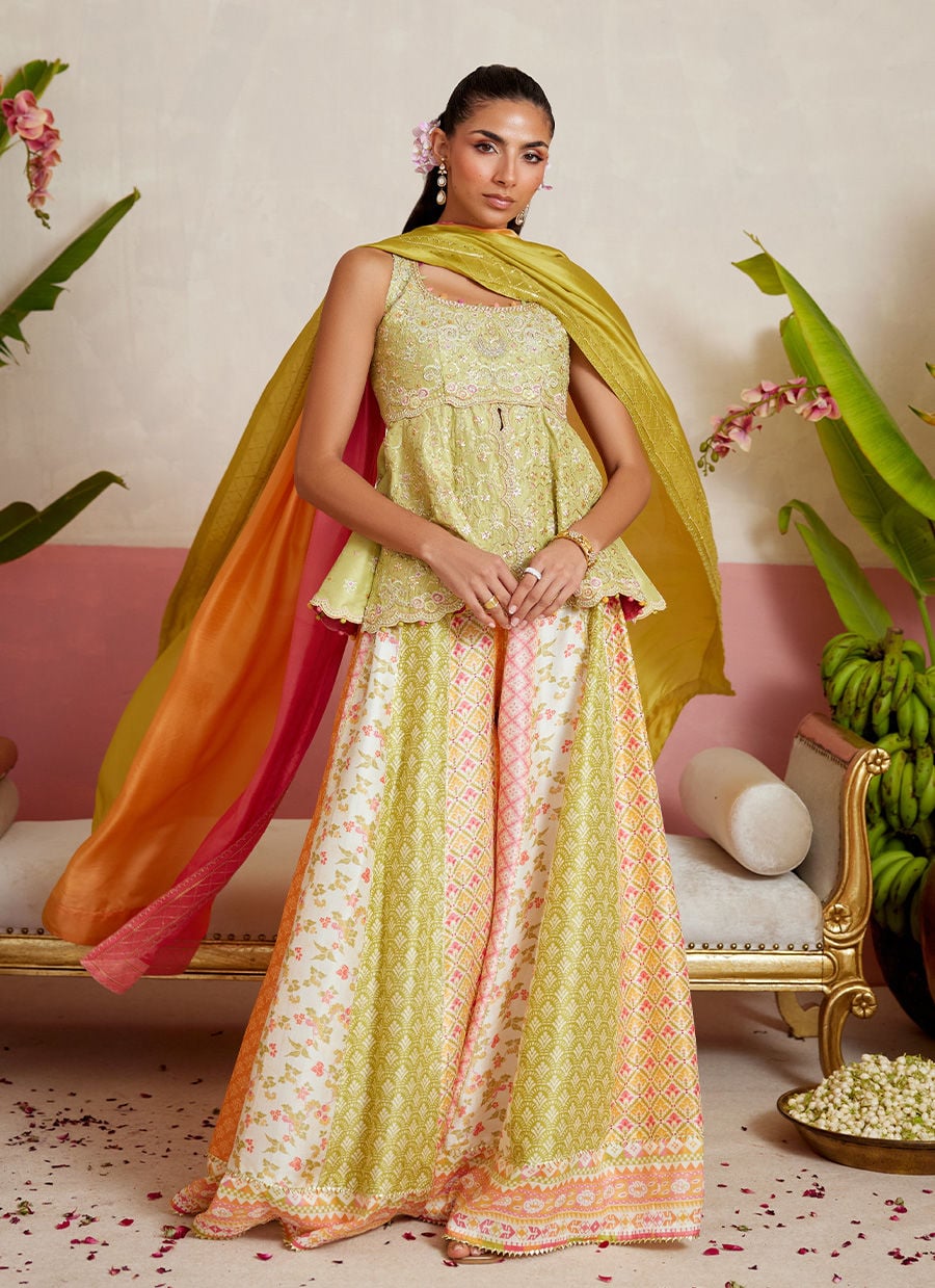 Tayla Shirt, Dupatta And Dhaka Pants | MAYNA FESTIVE PRINTS '26 | FARAH TALIB AZIZ