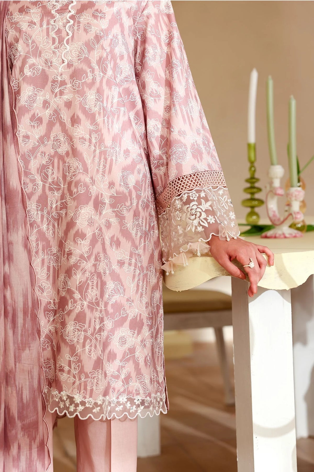 PASTEL MELODY- 3PC EMBROIDERED LAWN SUIT | Cross Stitch | Cross Stitch