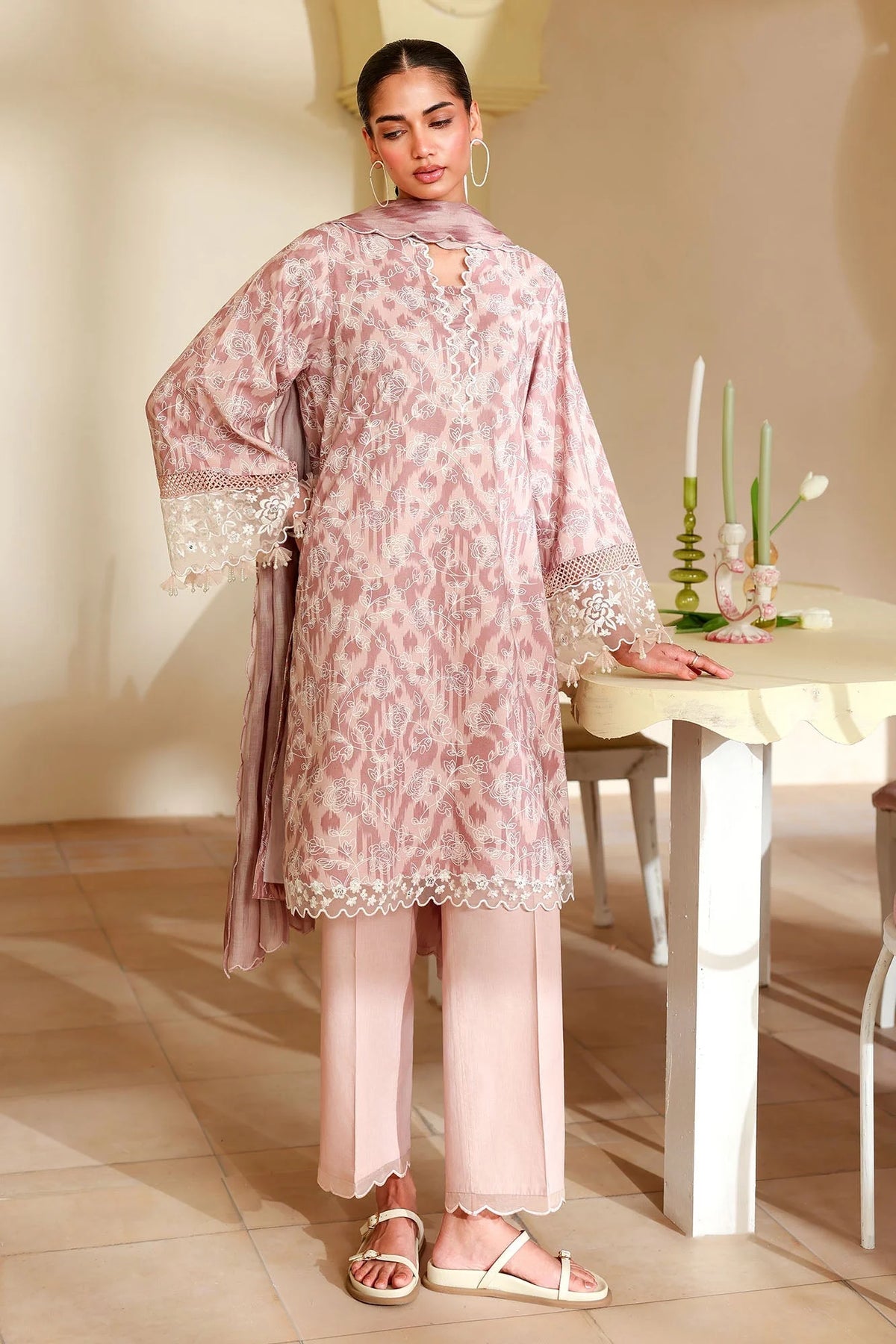PASTEL MELODY- 3PC EMBROIDERED LAWN SUIT | Cross Stitch | Cross Stitch