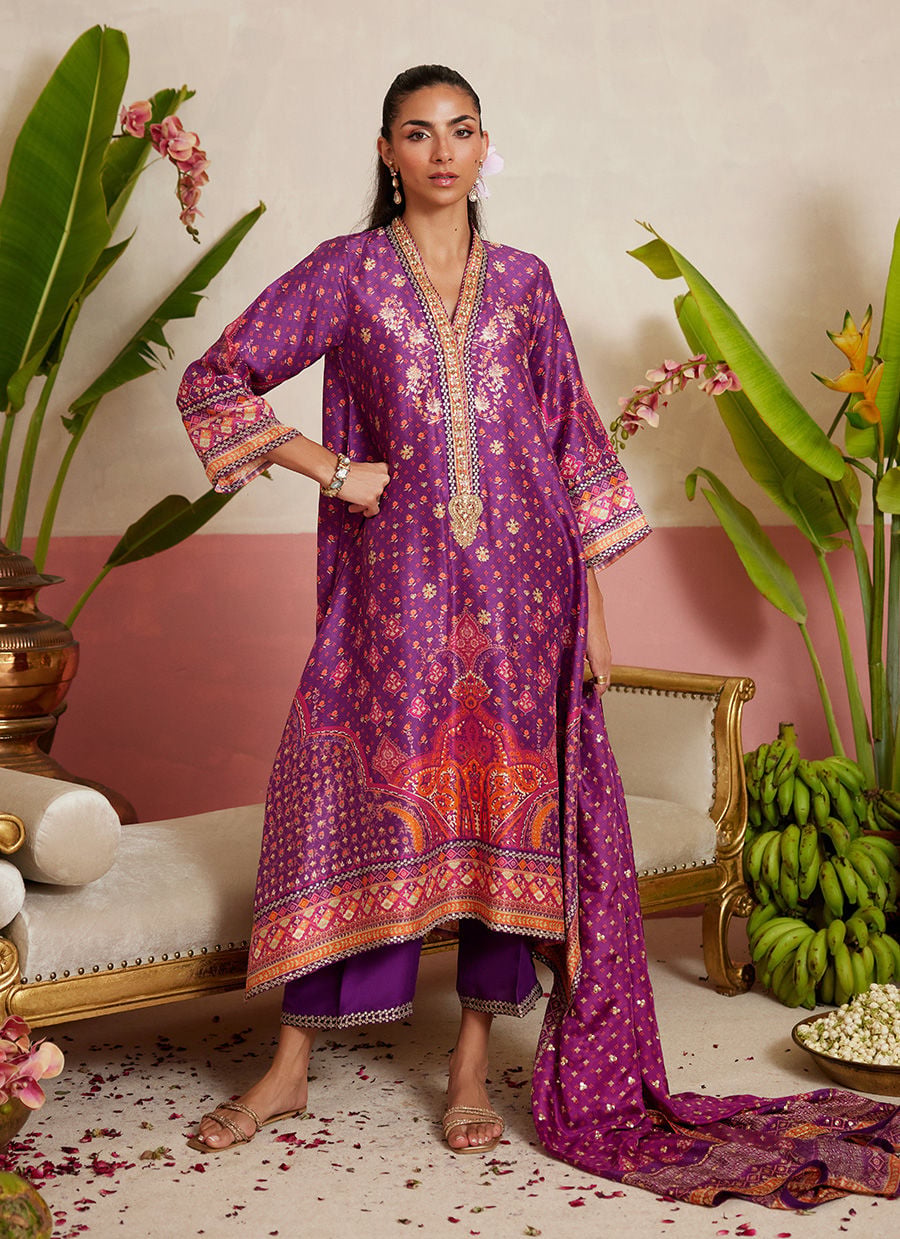 Jemaima Shirt And Dupatta | MAYNA FESTIVE PRINTS '26 | FARAH TALIB AZIZ