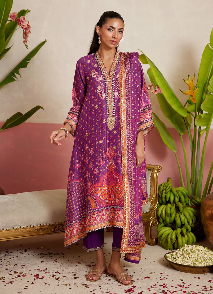 Jemaima Shirt And Dupatta | MAYNA FESTIVE PRINTS '26 | FARAH TALIB AZIZ