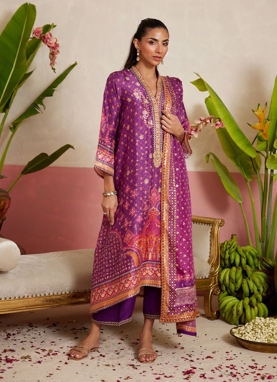Jemaima Shirt And Dupatta | MAYNA FESTIVE PRINTS '26 | FARAH TALIB AZIZ