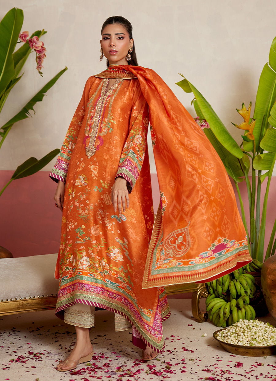 Helania Shirt And Dupatta | MAYNA FESTIVE PRINTS '26 | FARAH TALIB AZIZ