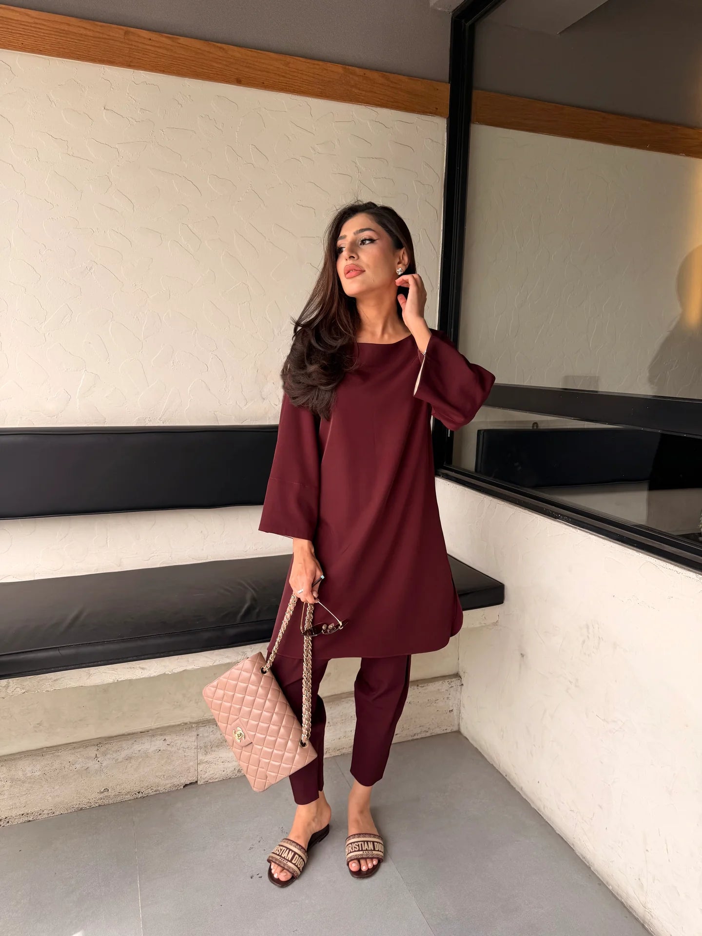BURGUNDY JB SET | Sak Atelier