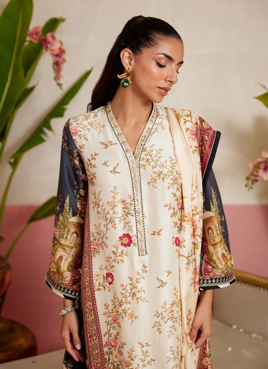 Robin Shirt And Dupatta | MAYNA FESTIVE PRINTS '26 | FARAH TALIB AZIZ