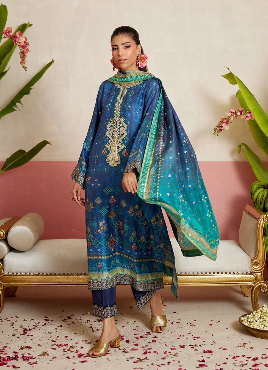 Tiffany Shirt And Dupatta | MAYNA FESTIVE PRINTS '26 | FARAH TALIB AZIZ