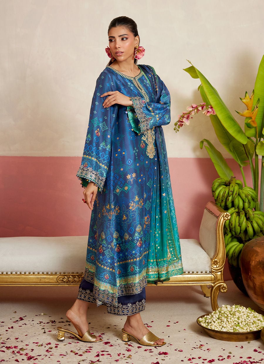 Tiffany Shirt And Dupatta | MAYNA FESTIVE PRINTS '26 | FARAH TALIB AZIZ