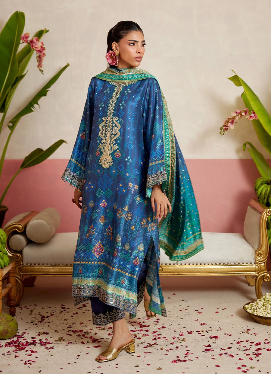 Tiffany Shirt And Dupatta | MAYNA FESTIVE PRINTS '26 | FARAH TALIB AZIZ