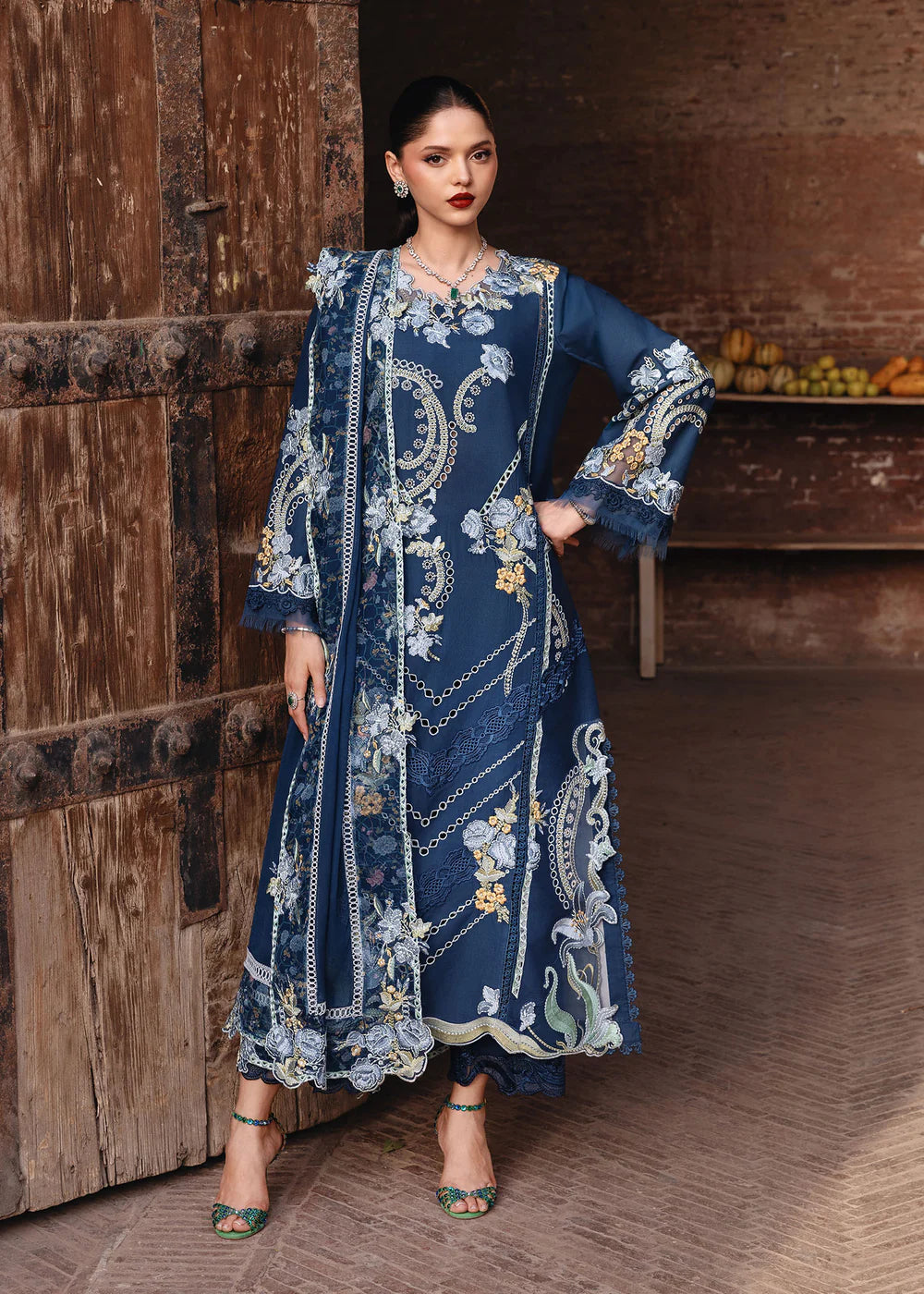 Sereine Bleu | Raya Lawn Pret | Saira Shakira
