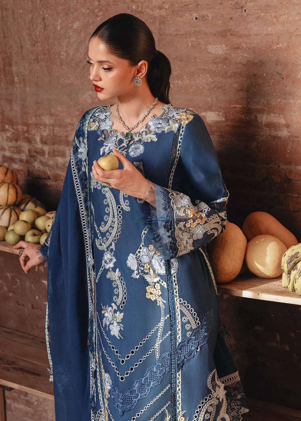 Sereine Bleu | Raya Lawn Pret | Saira Shakira