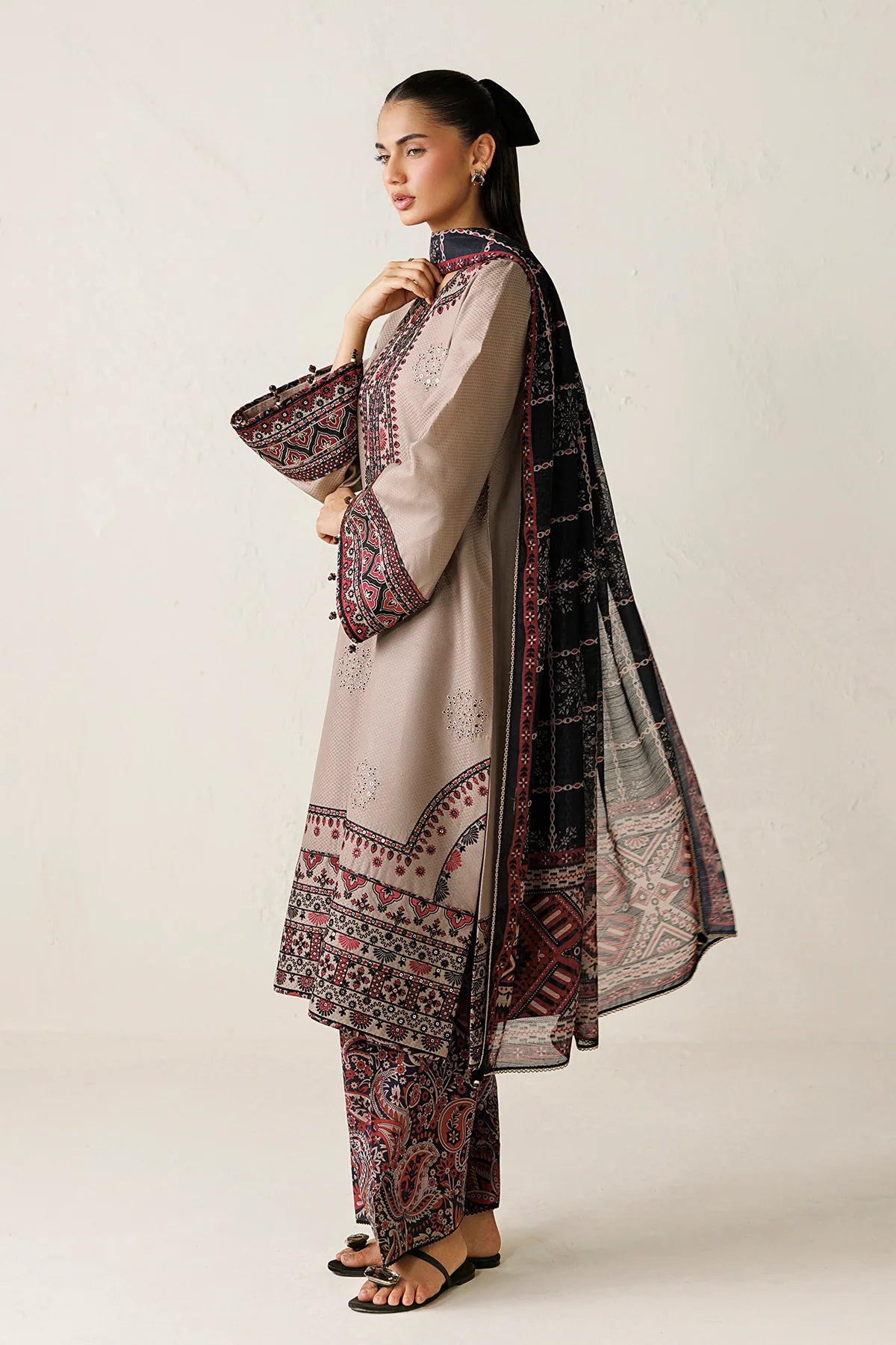 EMBROIDERED PREMIUM DOBBY UW-0282 | Unstitched | Jazmin