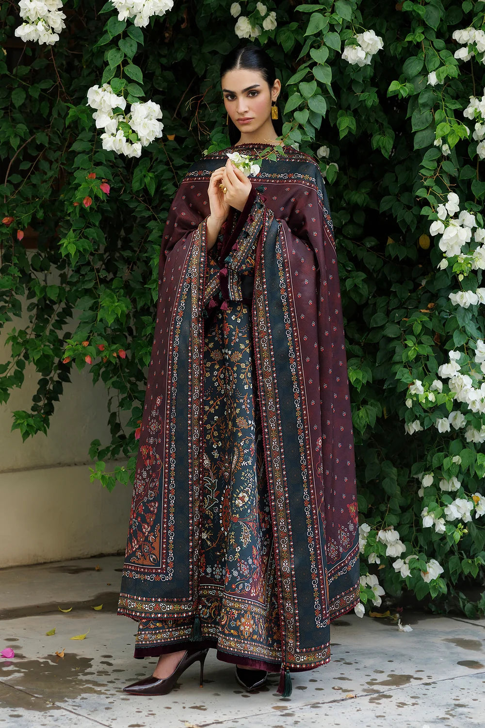 DIGITAL PRINTED PREMIUM VISCOSE UW-0272 | Unstitched | Jazmin