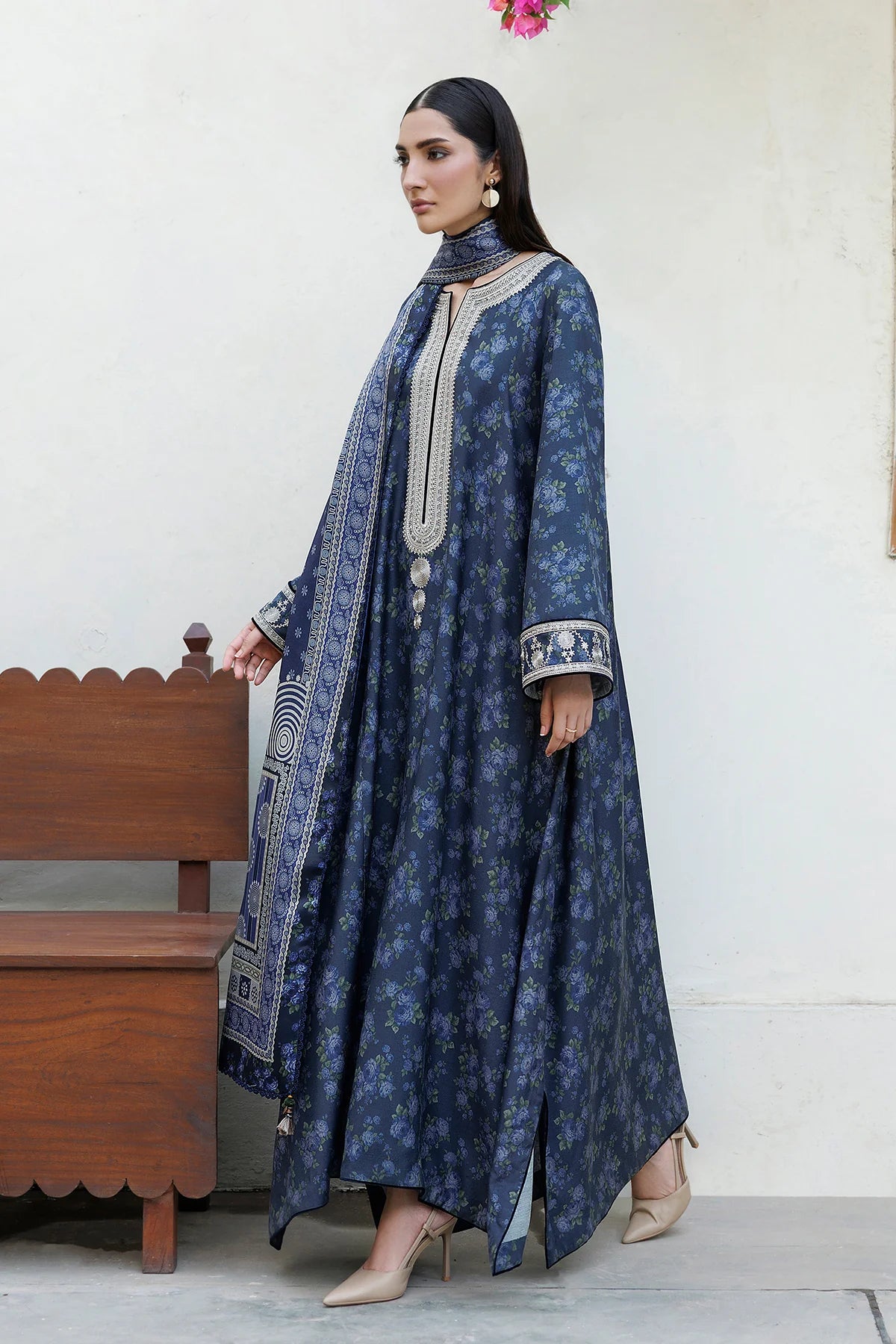 EMBROIDERED PREMIUM VISCOSE UW-0248 | Unstitched | Jazmin