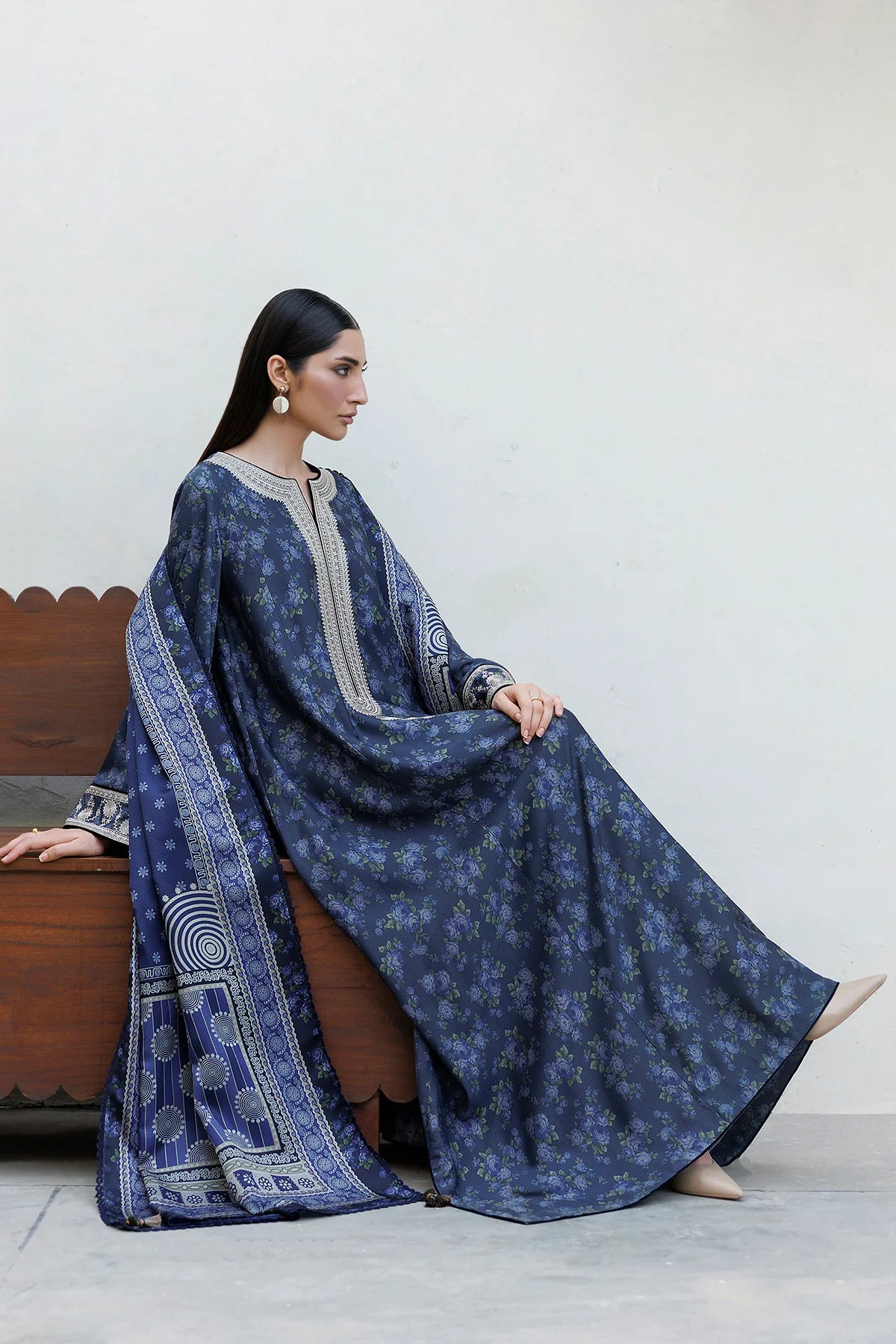 EMBROIDERED PREMIUM VISCOSE UW-0248 | Unstitched | Jazmin