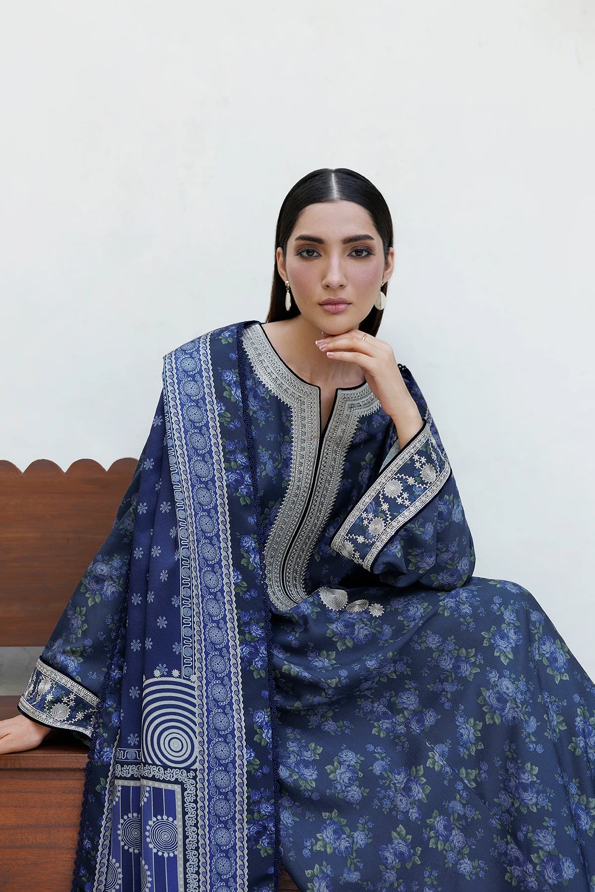 EMBROIDERED PREMIUM VISCOSE UW-0248 | Unstitched | Jazmin
