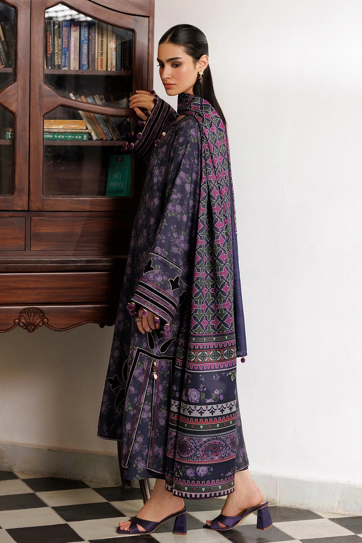 EMBROIDERED PREMIUM VISCOSE UW-0267 | Unstitched | Jazmin