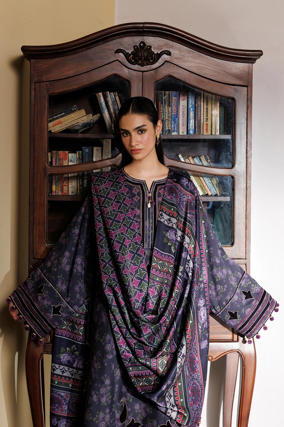 EMBROIDERED PREMIUM VISCOSE UW-0267 | Unstitched | Jazmin