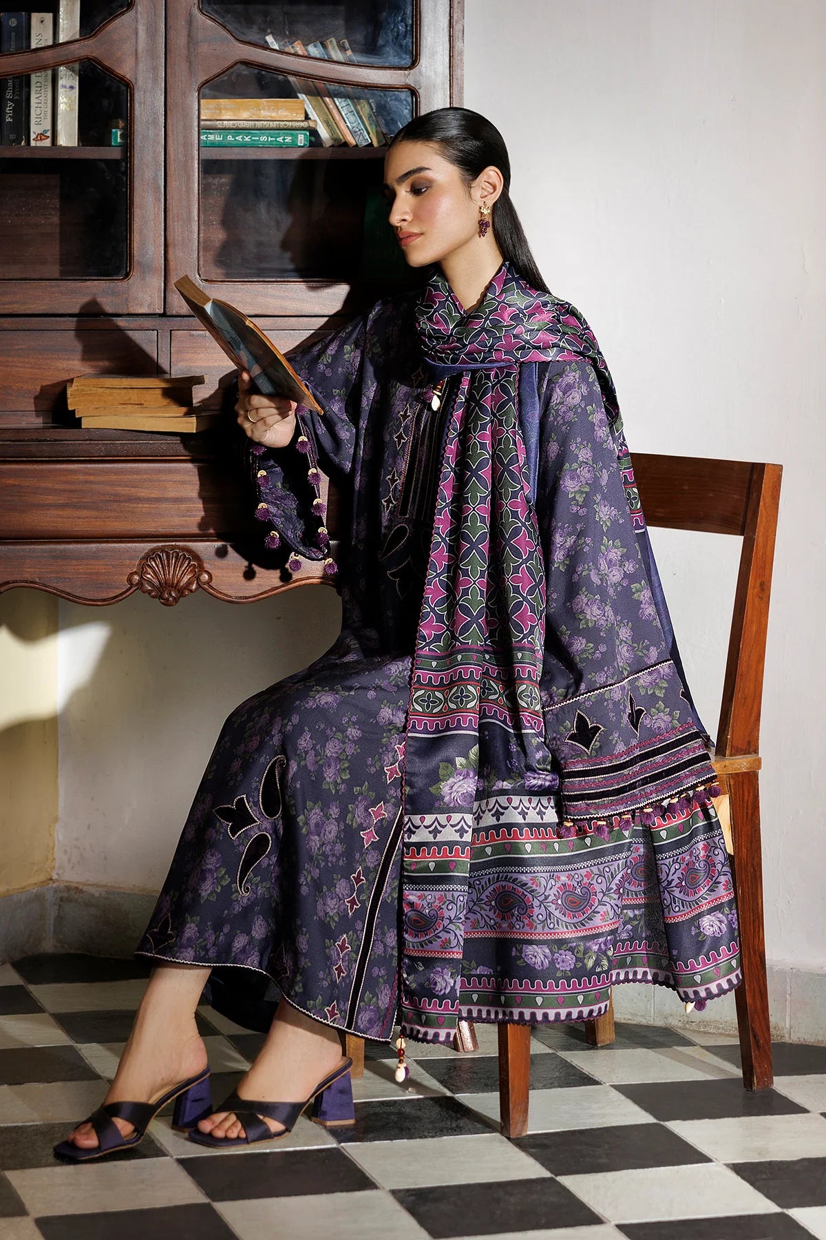 EMBROIDERED PREMIUM VISCOSE UW-0267 | Unstitched | Jazmin